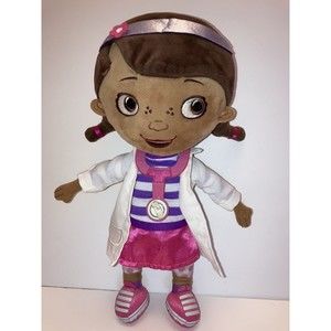 Disney Collection Mc Stuffins Plush Girl Doctor Vet Doll Dottie Stethoscope 12"